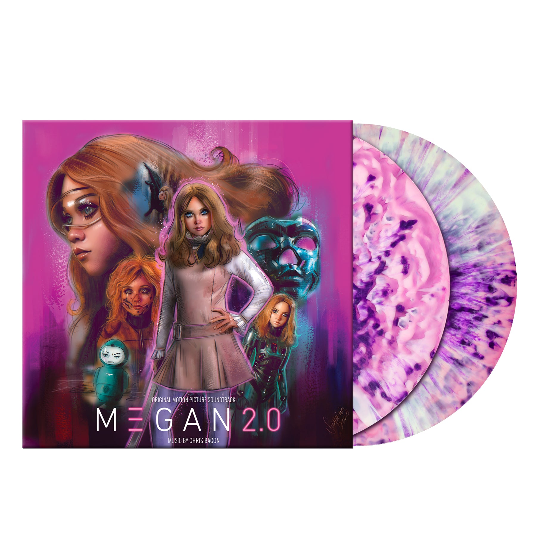 Waxwork Records M3GAN 2.0 vinyle BO Chris Bacon