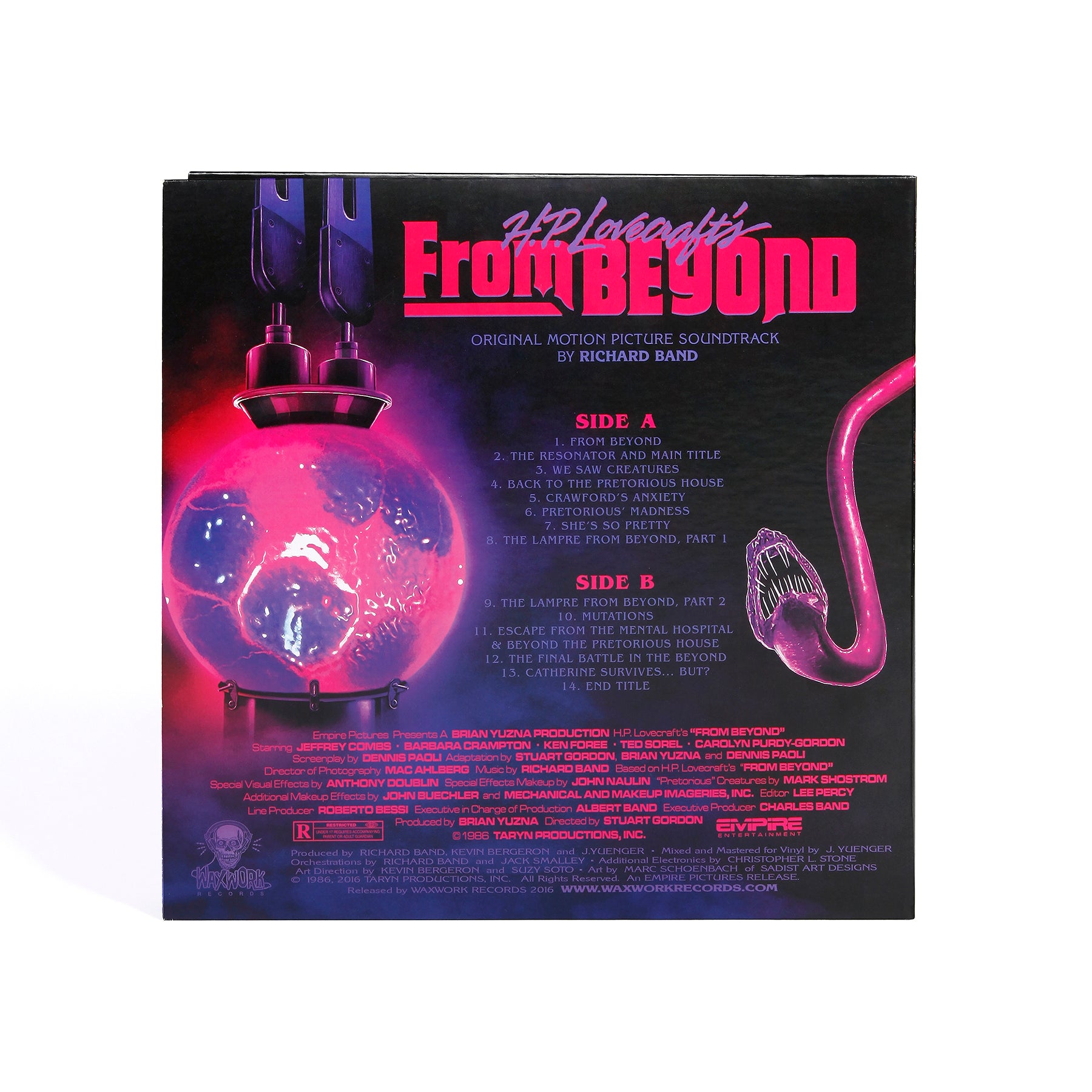 Waxwork Records From Beyond vinyle Resonator rose