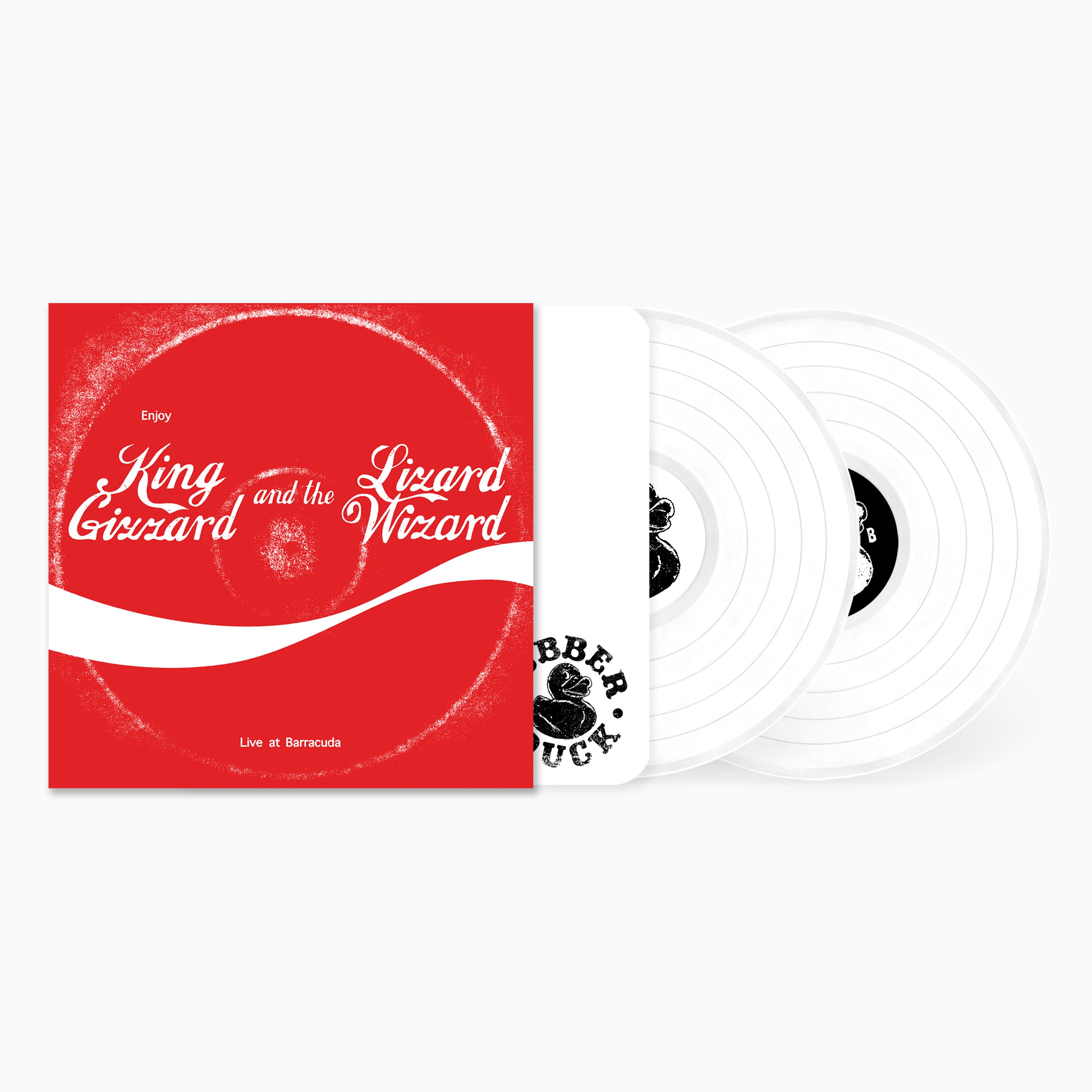 King Gizzard Live At Barracuda vinyle clear 2LP