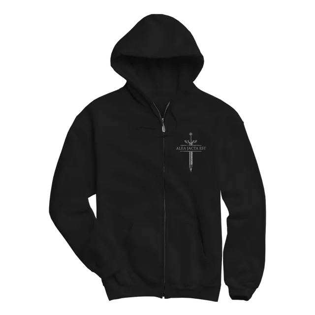 Alea Jacta Est Dillon hoodie zippé noir