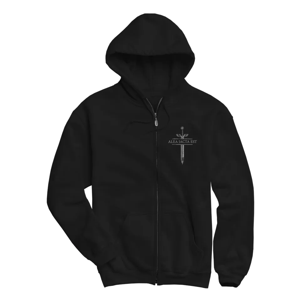 Alea Jacta Est Dillon hoodie zippé noir