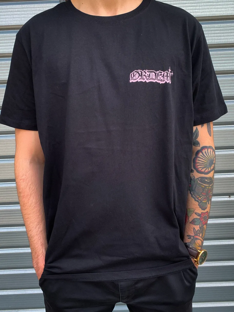 ORDEM Rat T-shirt noir 100% coton