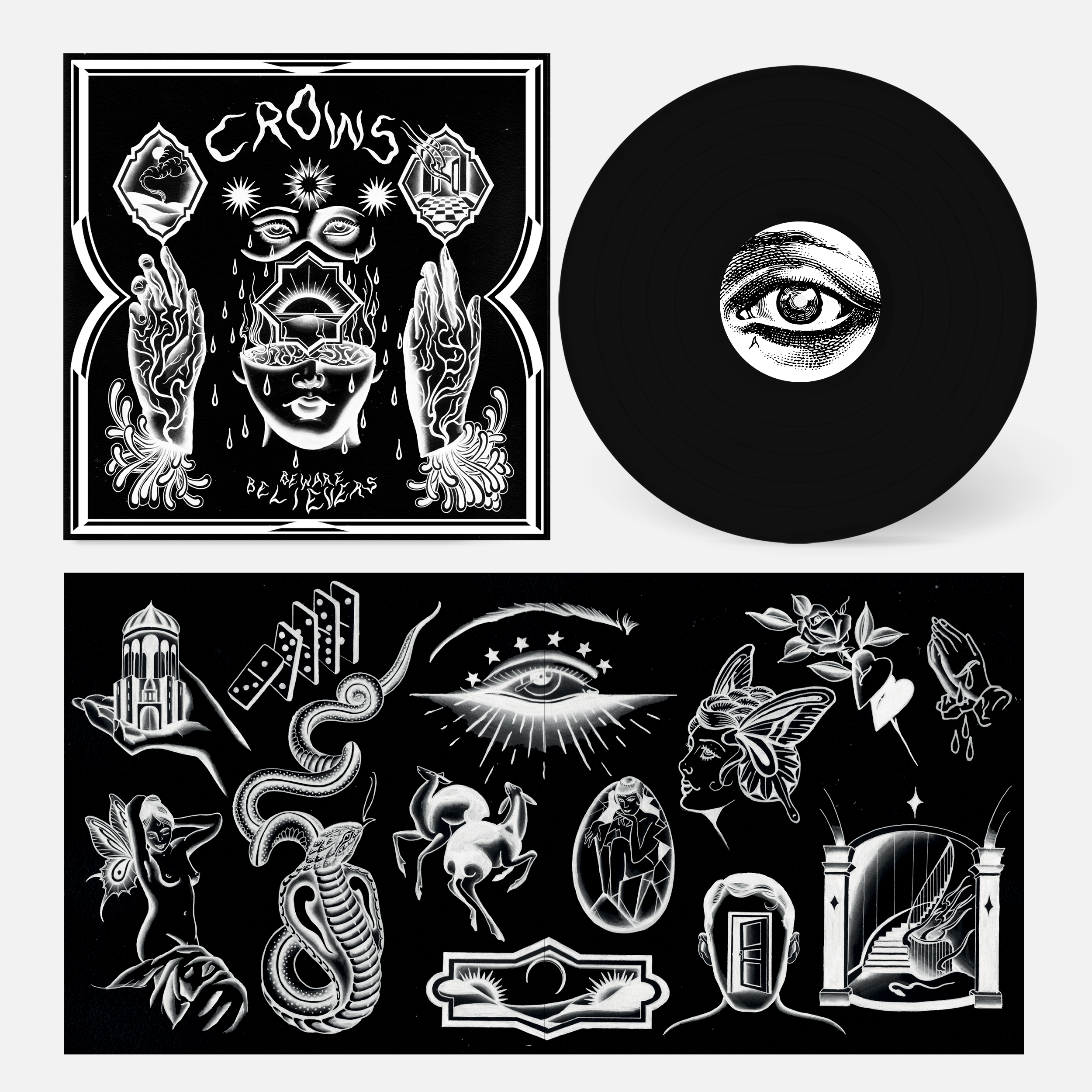 Crows Beware Believers vinyle noir 180g