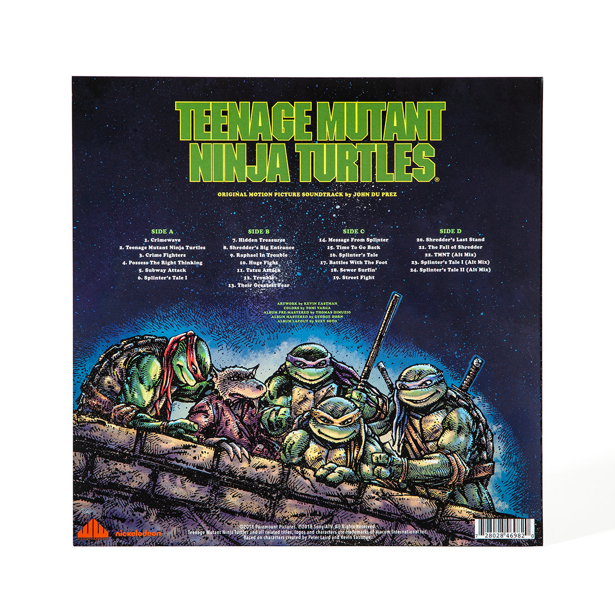 Waxwork Records Teenage Mutant Ninja Turtles vinyle 2LP