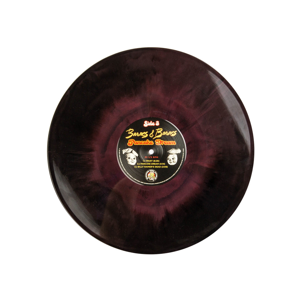Barnes & Barnes Pancake Dream double vinyle splatter dédicacé