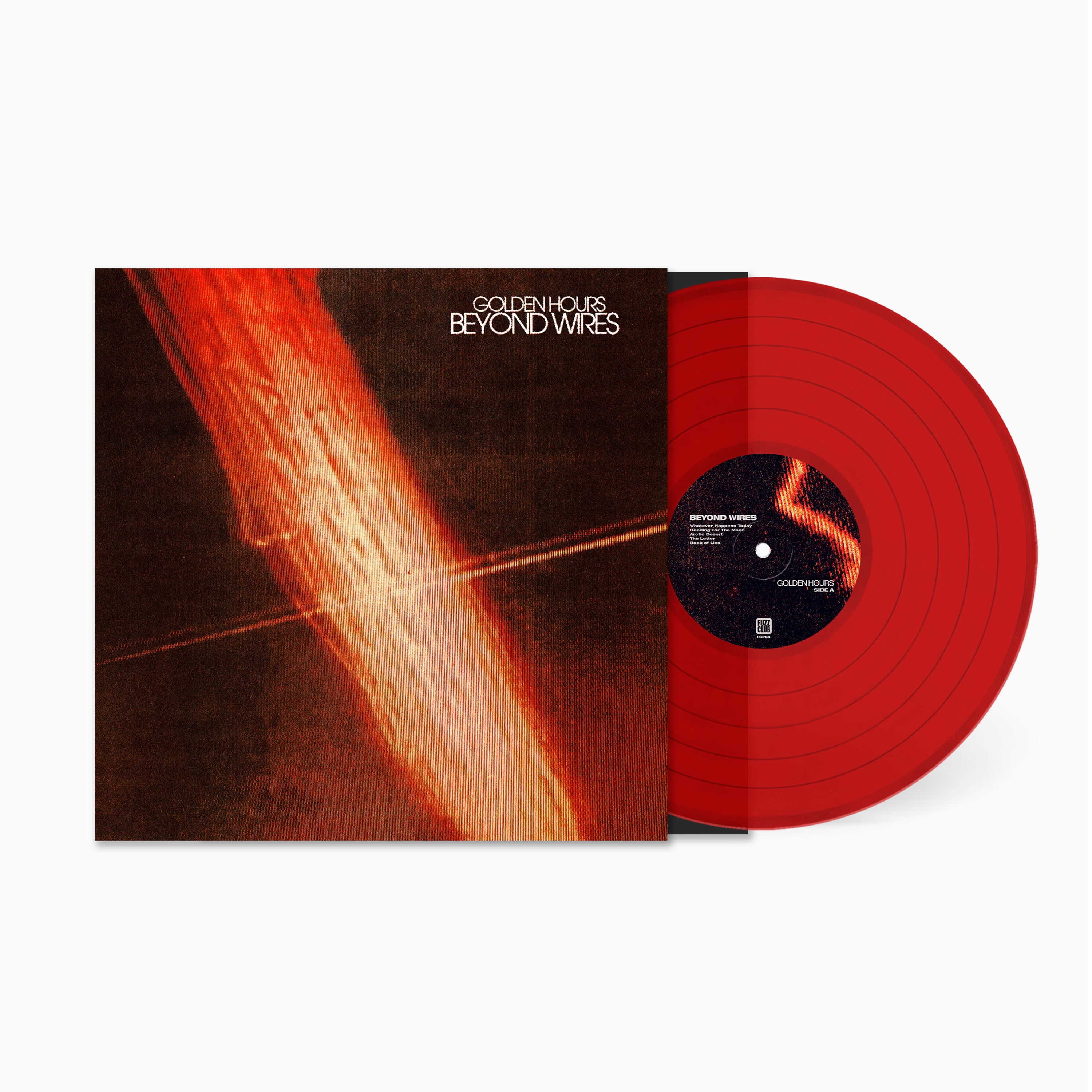 Golden Hours Beyond Wires vinyle rouge transparent post-punk