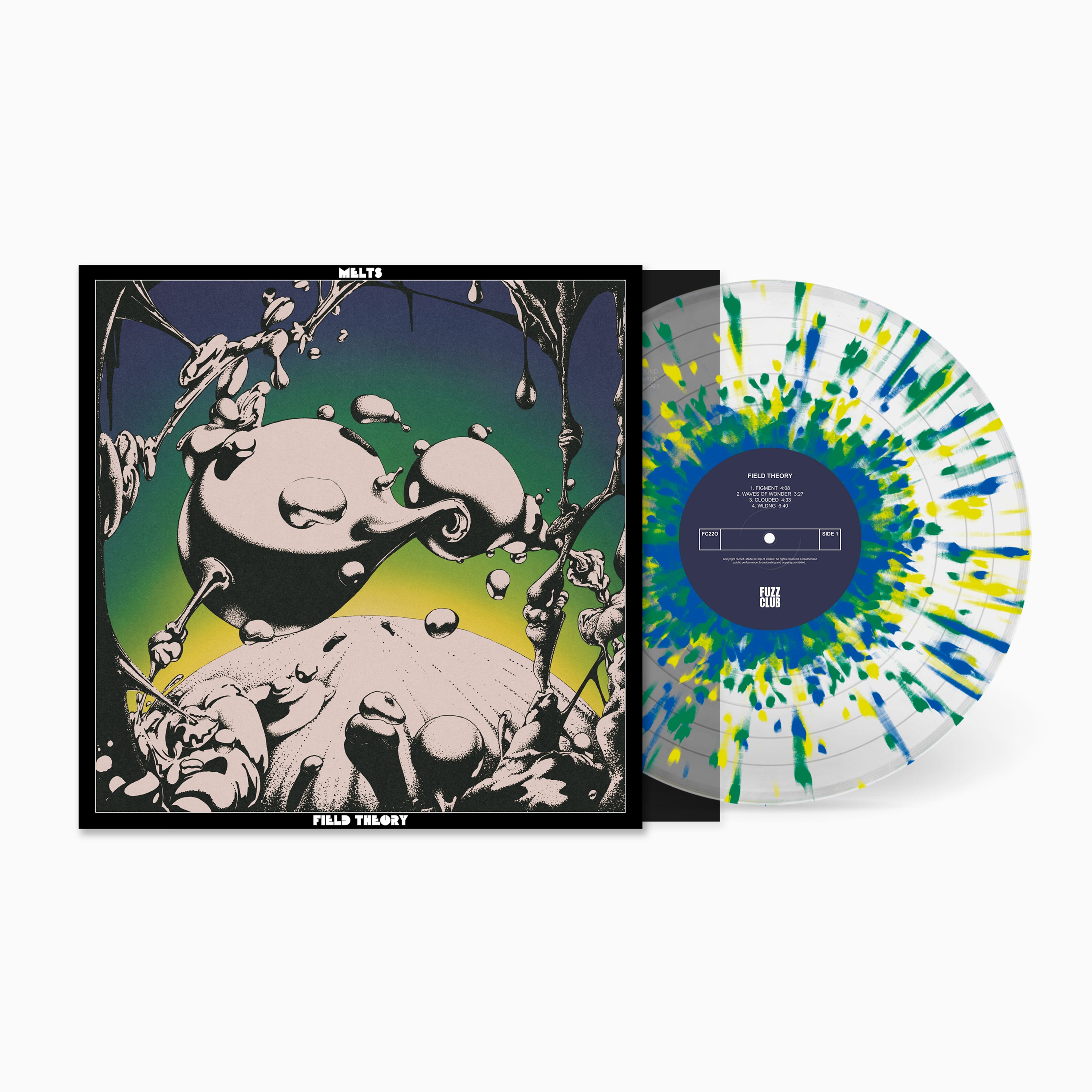 MELTS Field Theory vinyle vert transparent LP