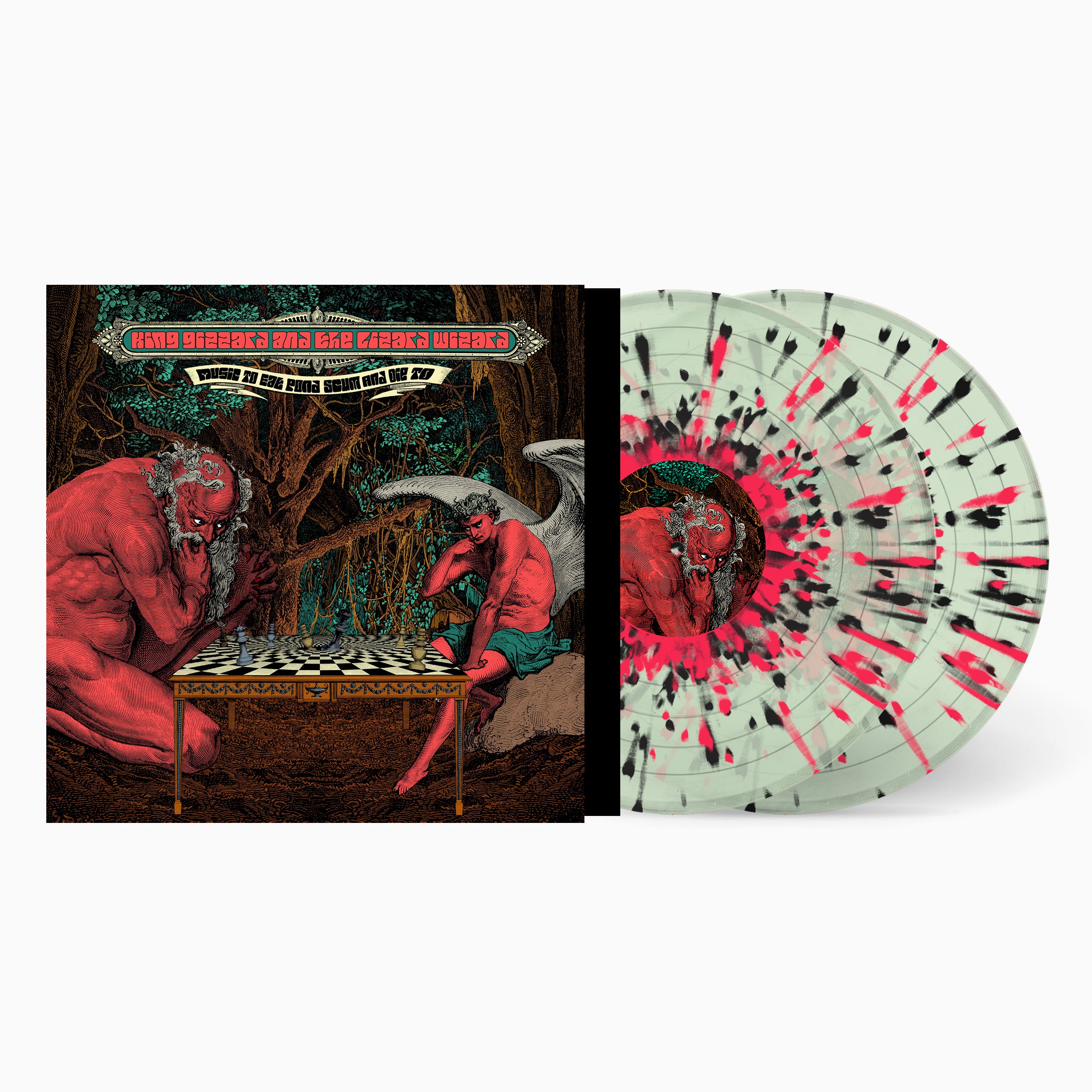 King Gizzard Music To Eat Pond Scum 2LP splatter