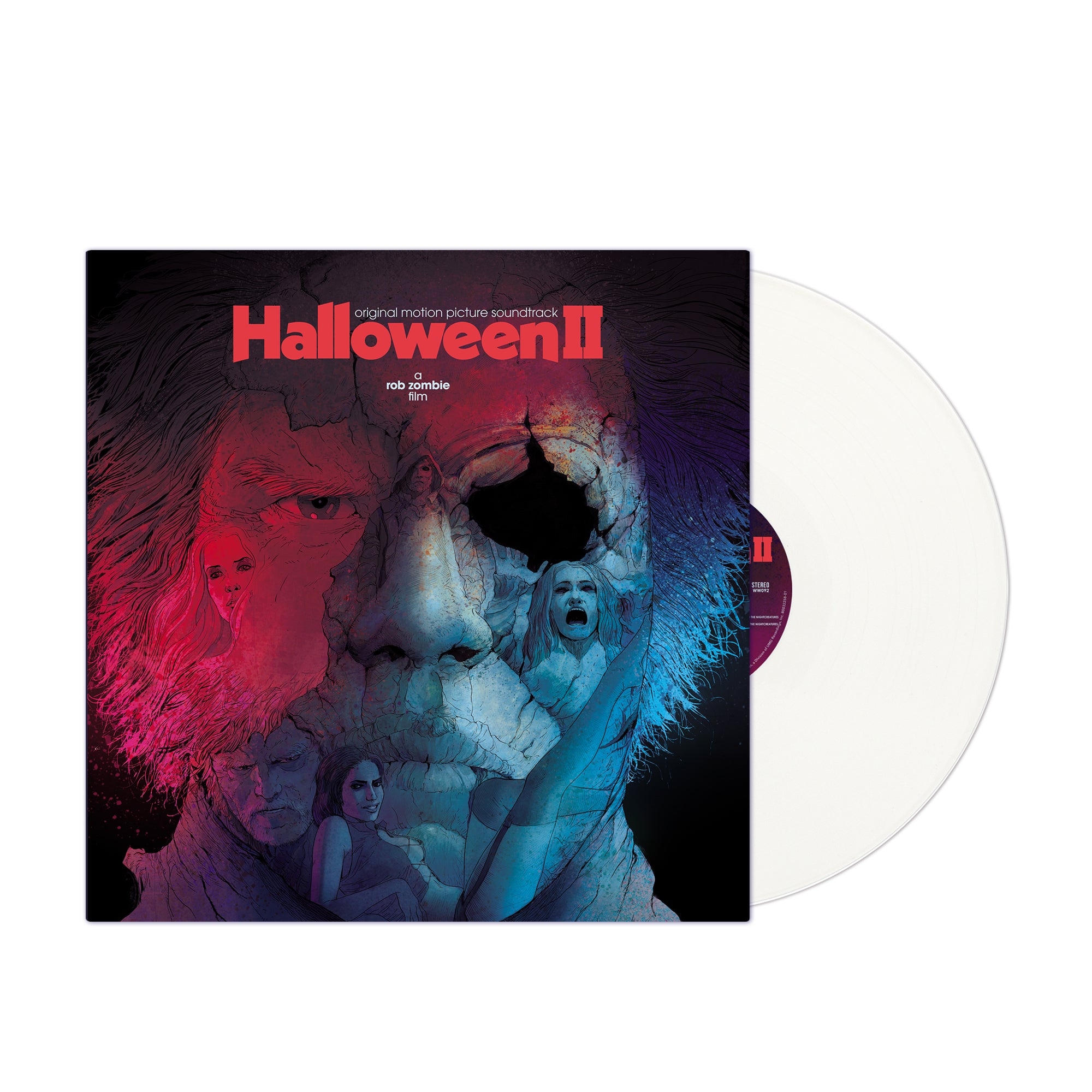 Waxwork Records Halloween II vinyle blanc BO Rob Zombie 180g