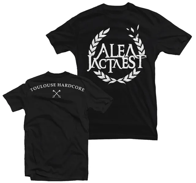 Useless Pride Alea Jacta Est T-shirt noir Logo Tee White