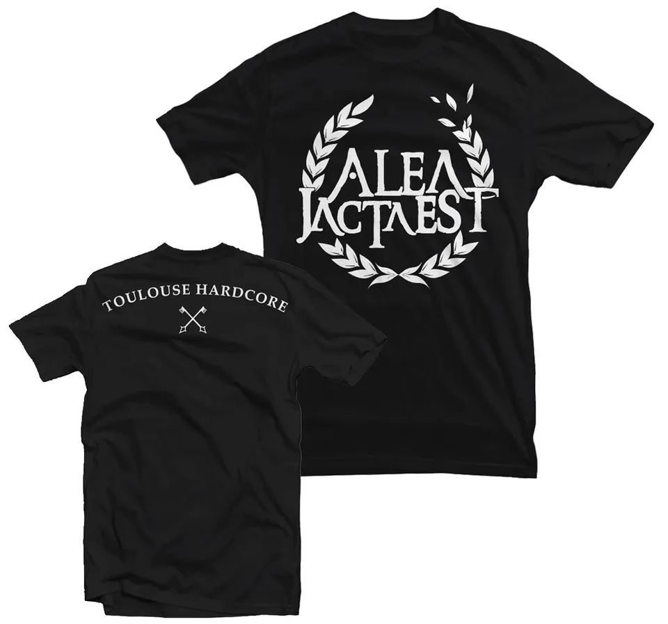 Useless Pride Alea Jacta Est T-shirt noir Logo Tee White
