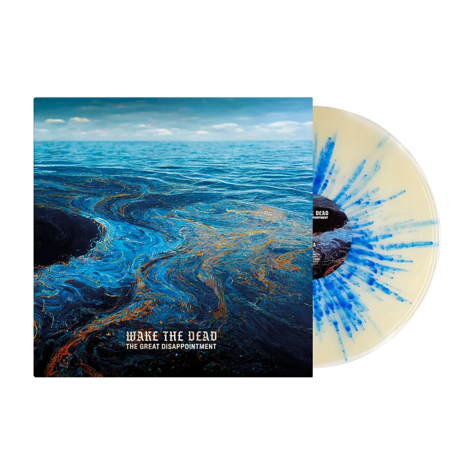 Wake The Dead The Great Disappointment vinyle splatter bleu