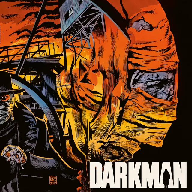 Waxwork Records Darkman vinyle 180g Fire Danny Elfman