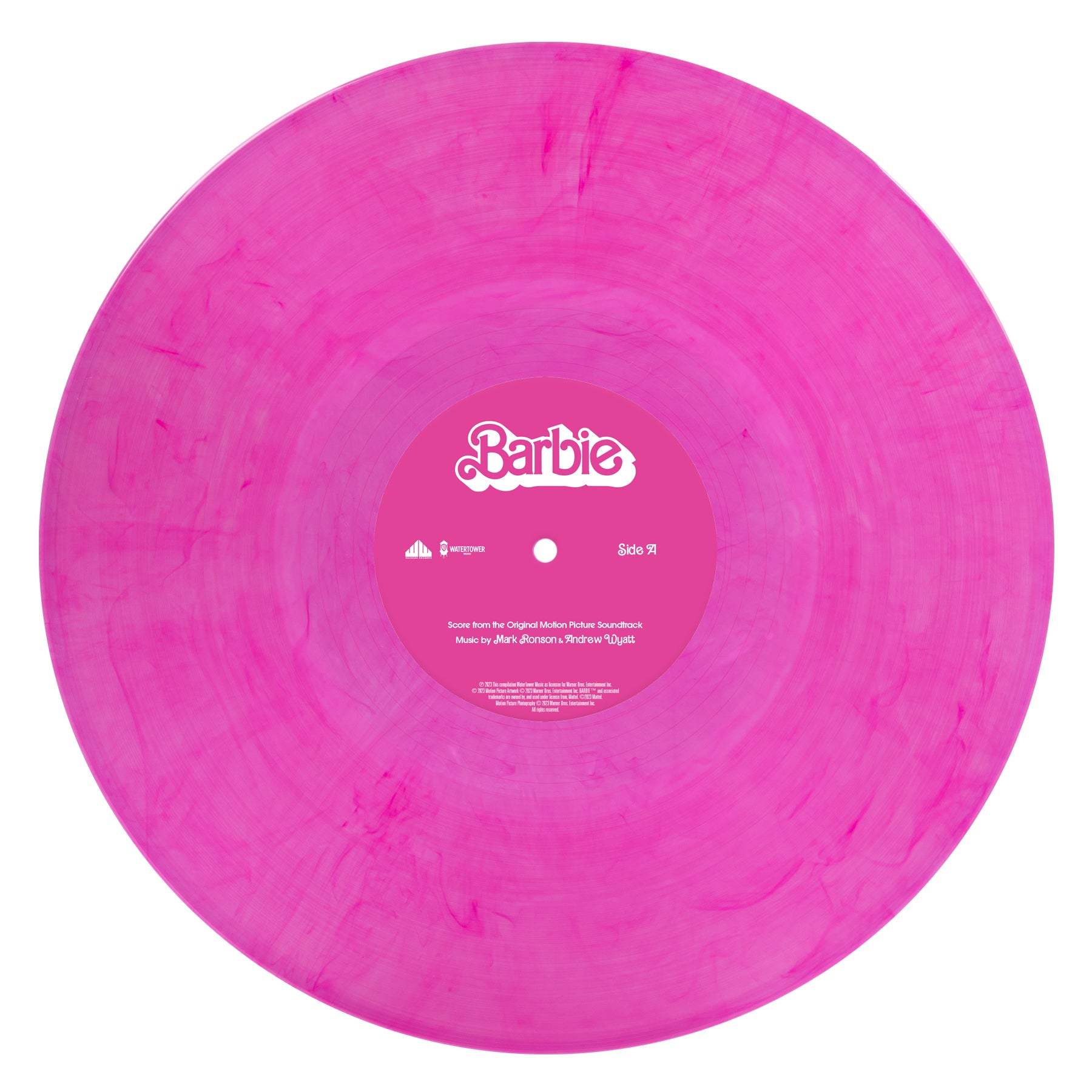 Waxwork Records Barbie vinyle rose néon Ronson Wyatt