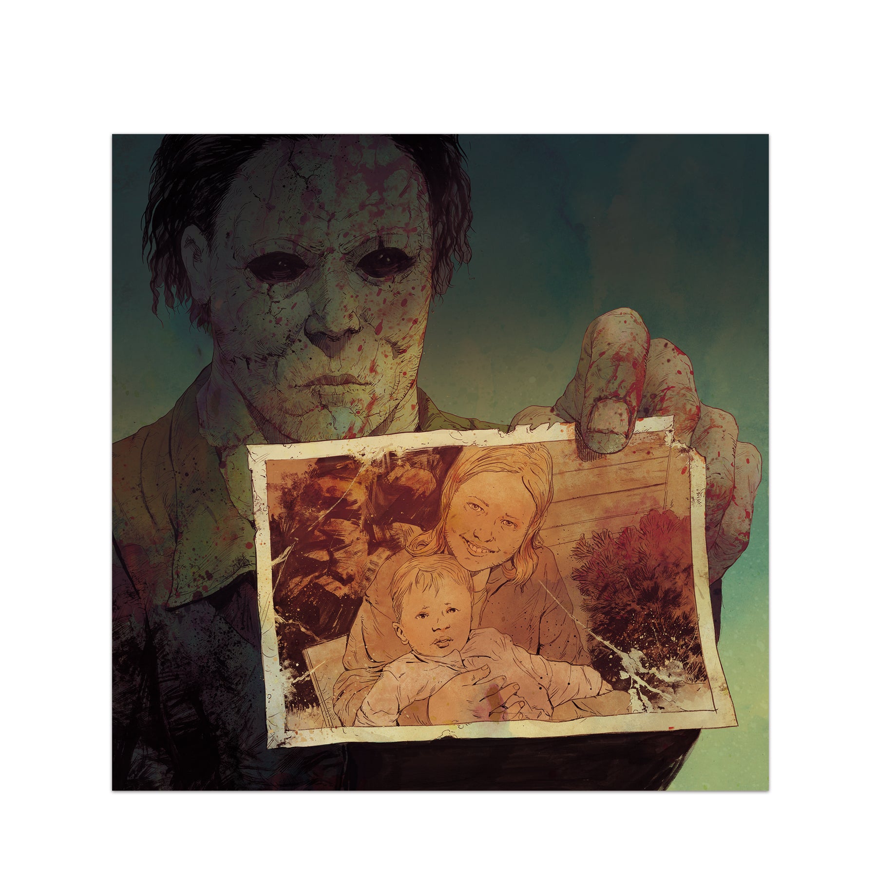 Waxwork Records Rob Zombie Halloween vinyle double LP rayé