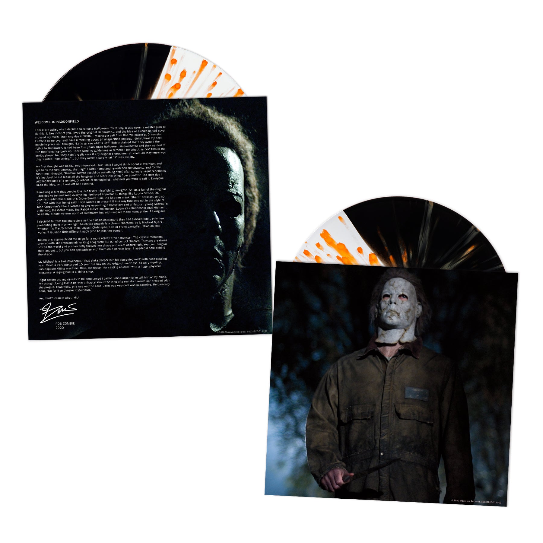 Waxwork Rob Zombie Halloween vinyle orange BO 2007