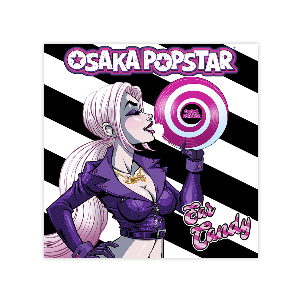 Osaka Popstar Ear Candy CD deluxe gatefold poster