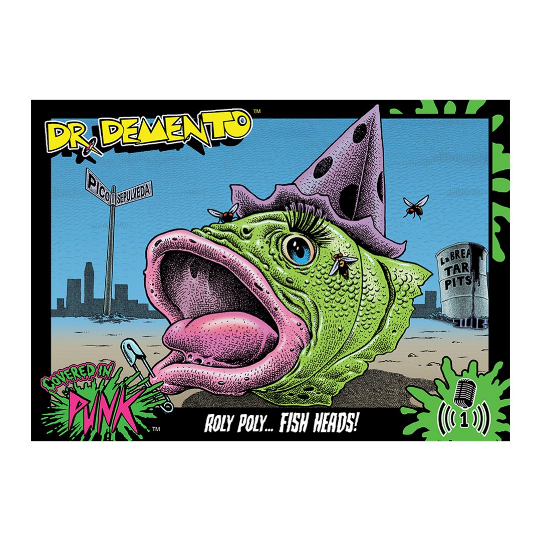 Osaka Popstar Fish Heads maxi 12" vinyle vert néon