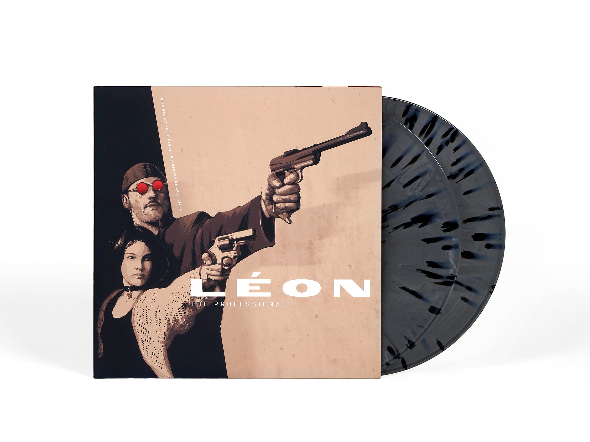 Waxwork Léon The Professional vinyle Gunmetal Splatter Serra