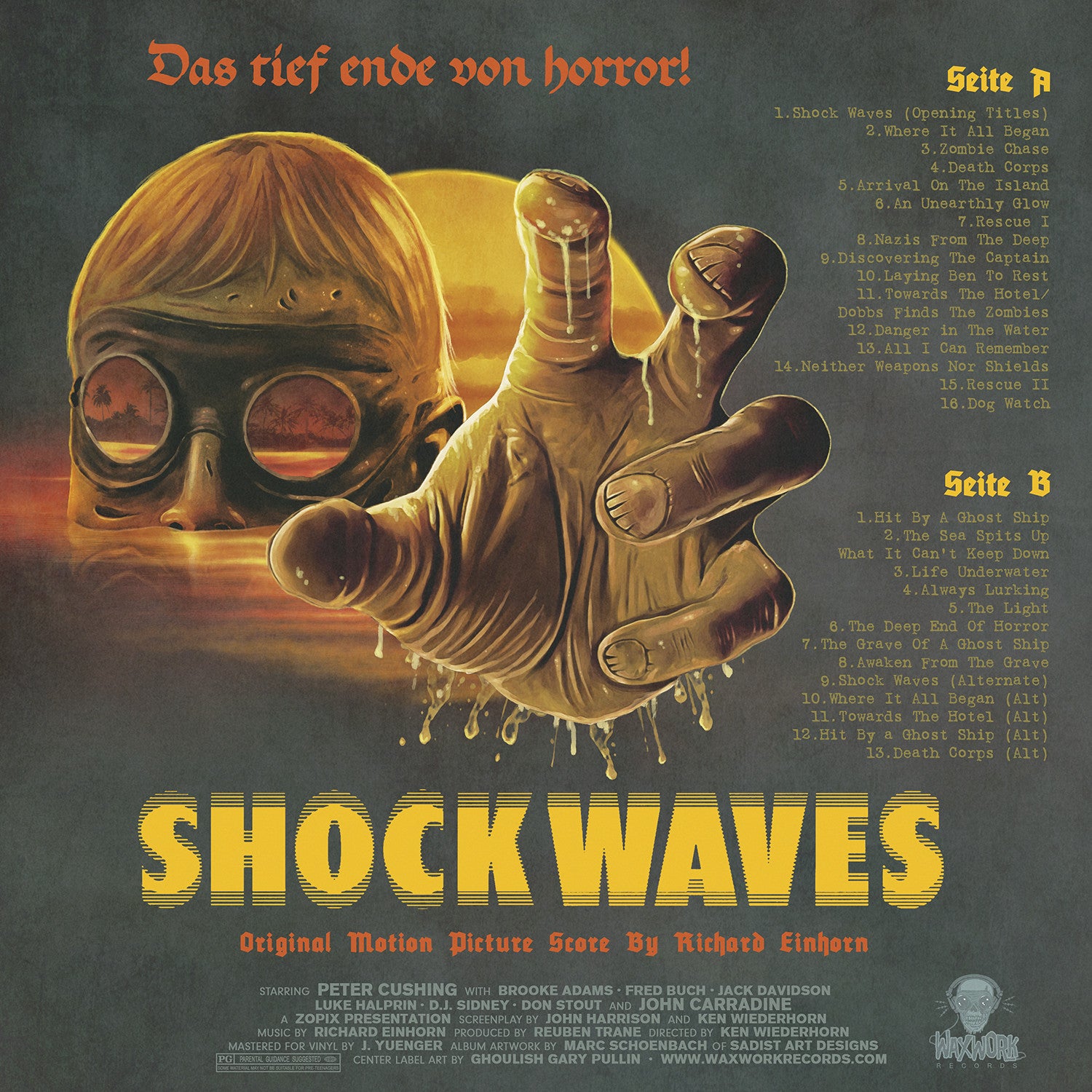 Waxwork Shock Waves vinyle vert sea foam BO