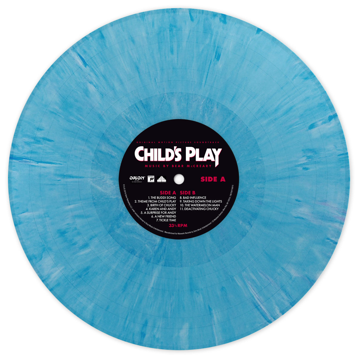 Waxwork Childs Play 2019 vinyle double LP yeux Chucky