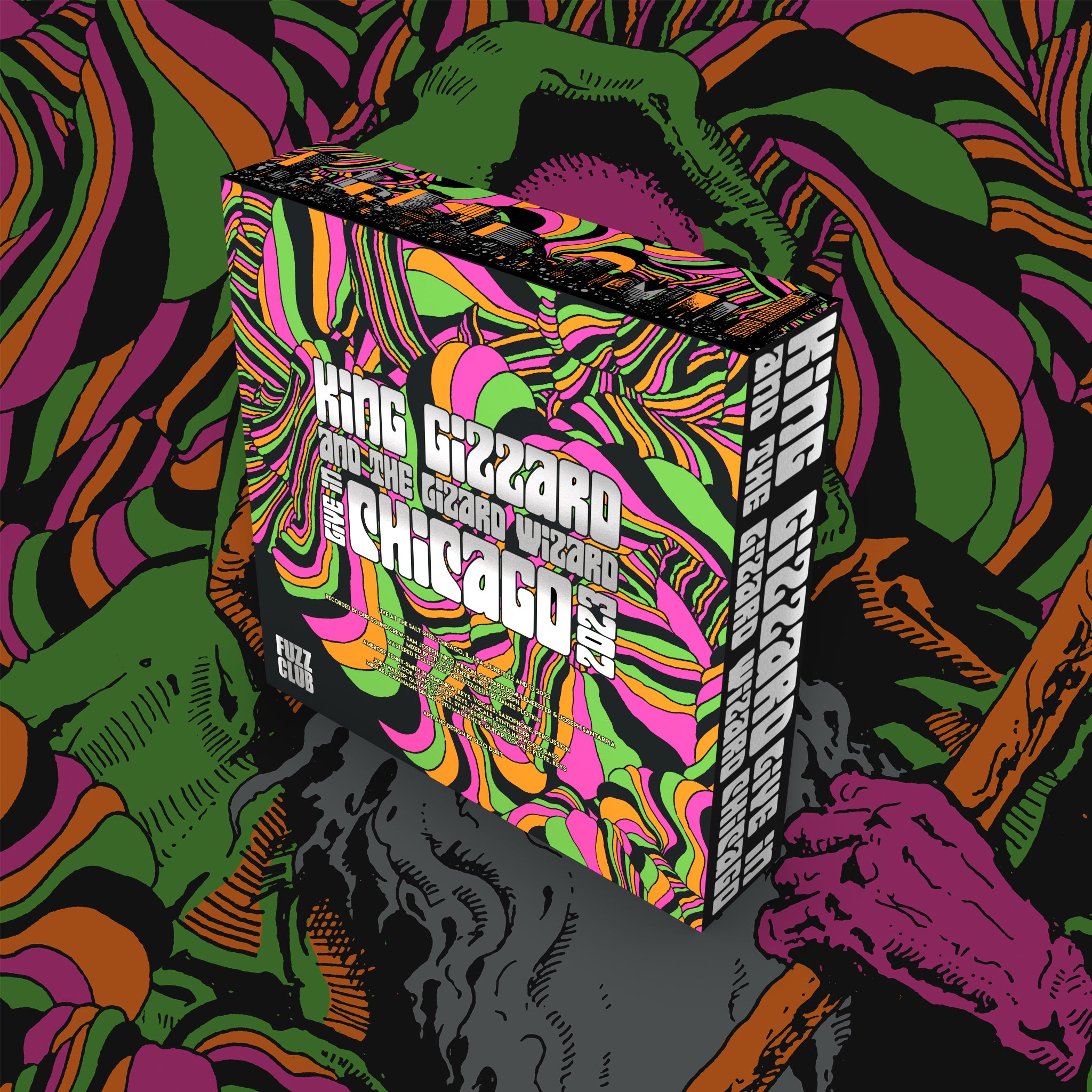 King Gizzard Live In Chicago coffret 9 vinyles