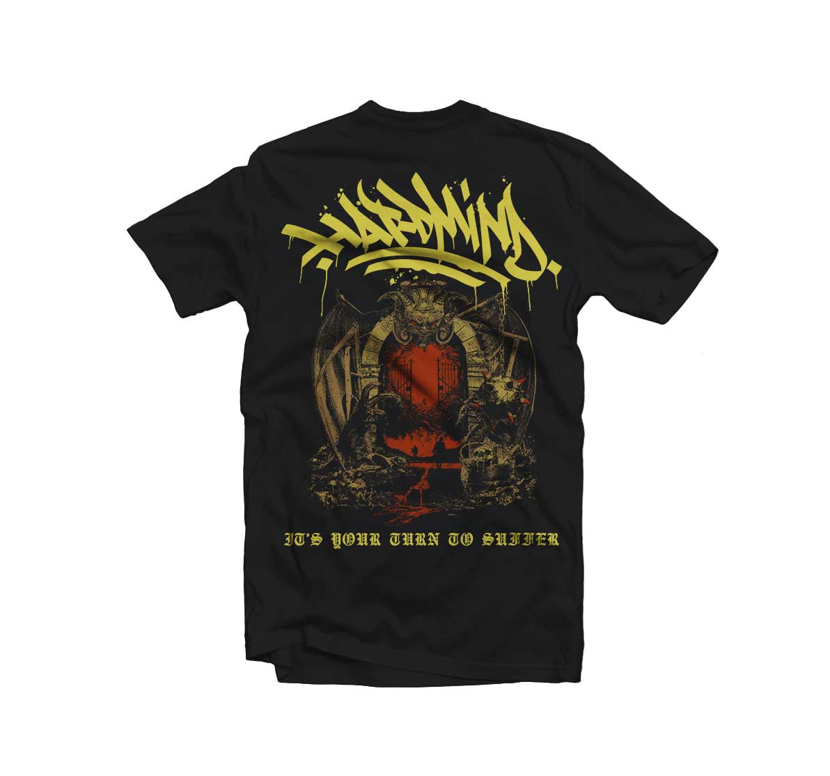 Hardmind Endless Fall t-shirt noir bio équitable