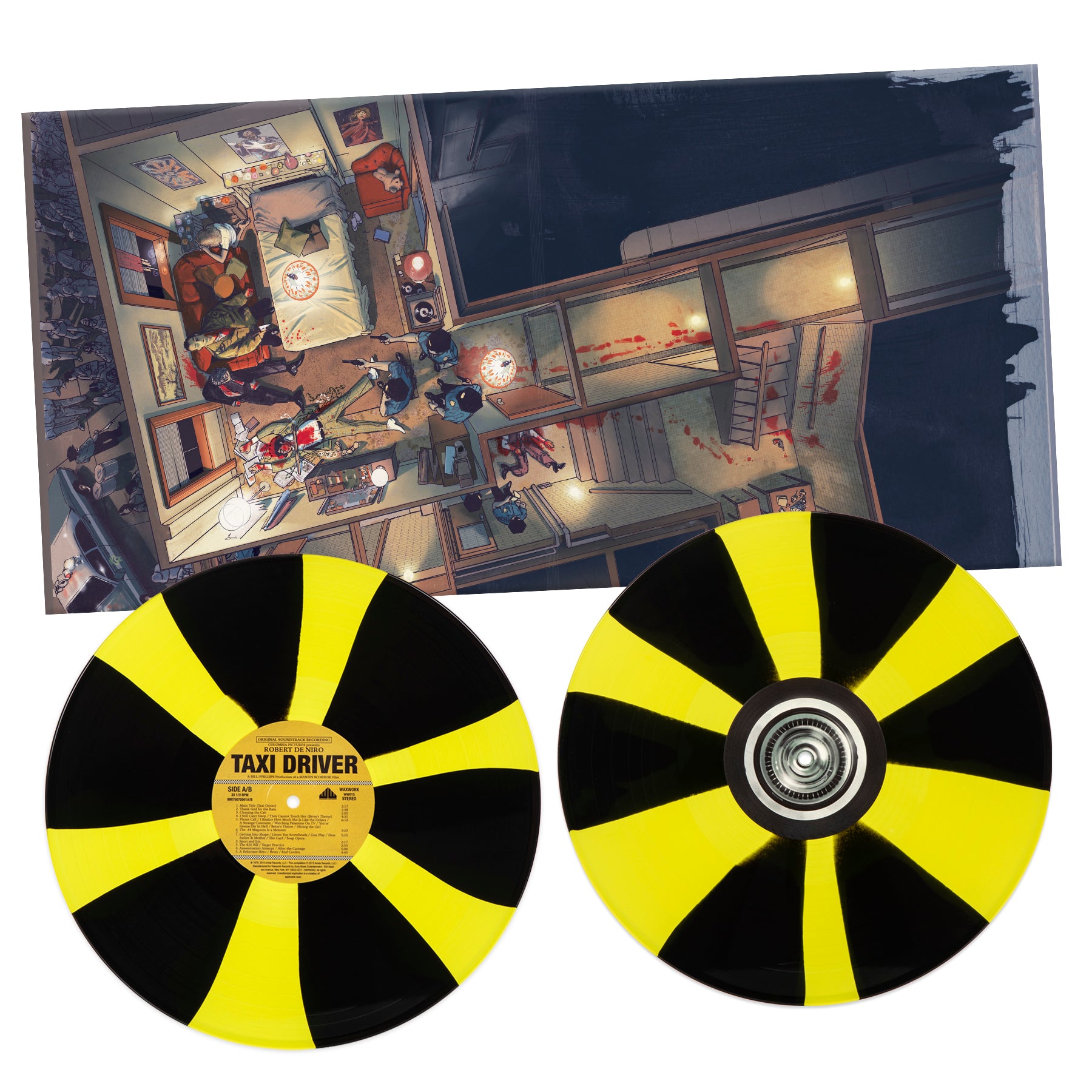 Waxwork Records Taxi Driver double vinyle jaune bande originale