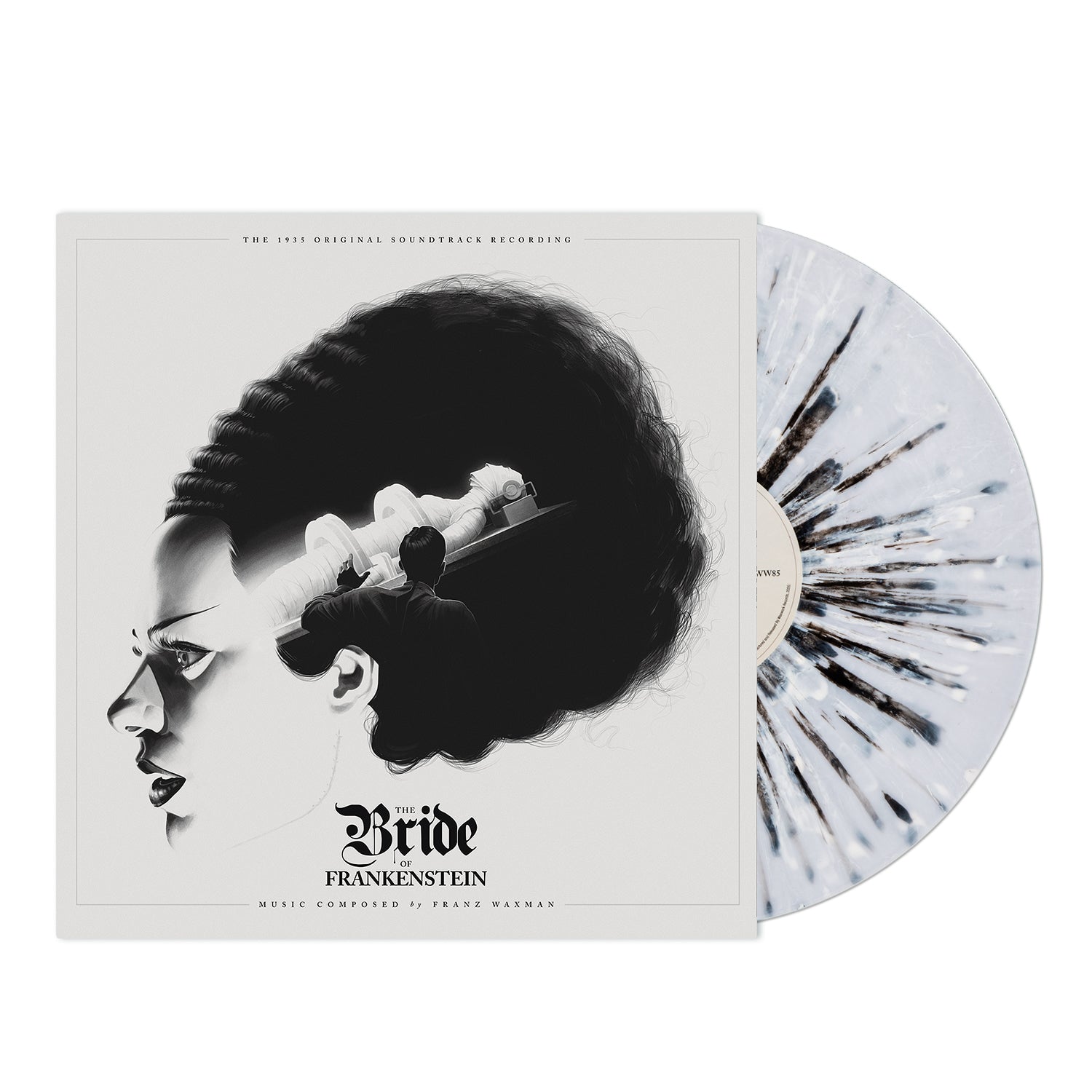Waxwork Records Bride of Frankenstein vinyle LP splatter classique