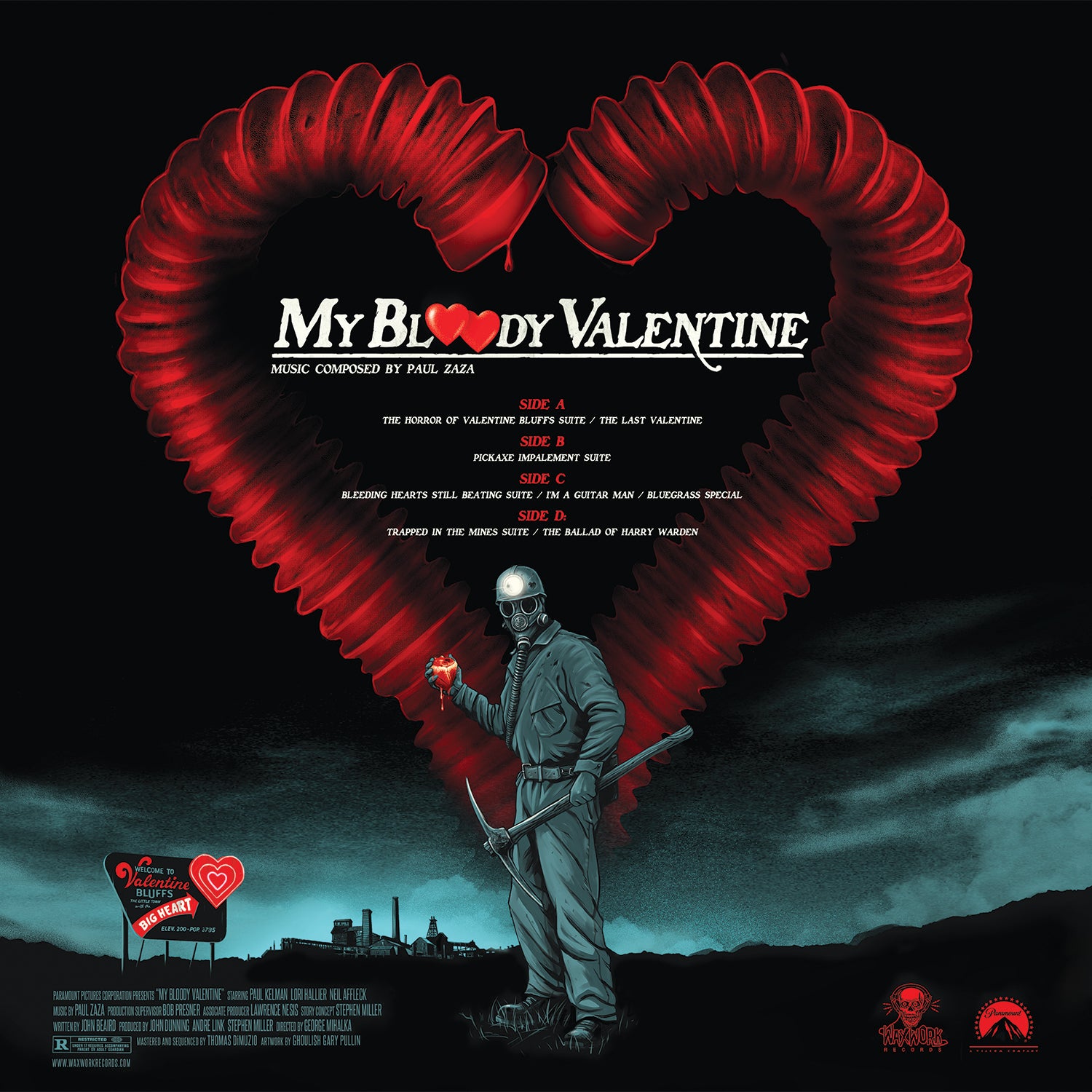 Waxwork Records My Bloody Valentine vinyle 2LP rouge blanc