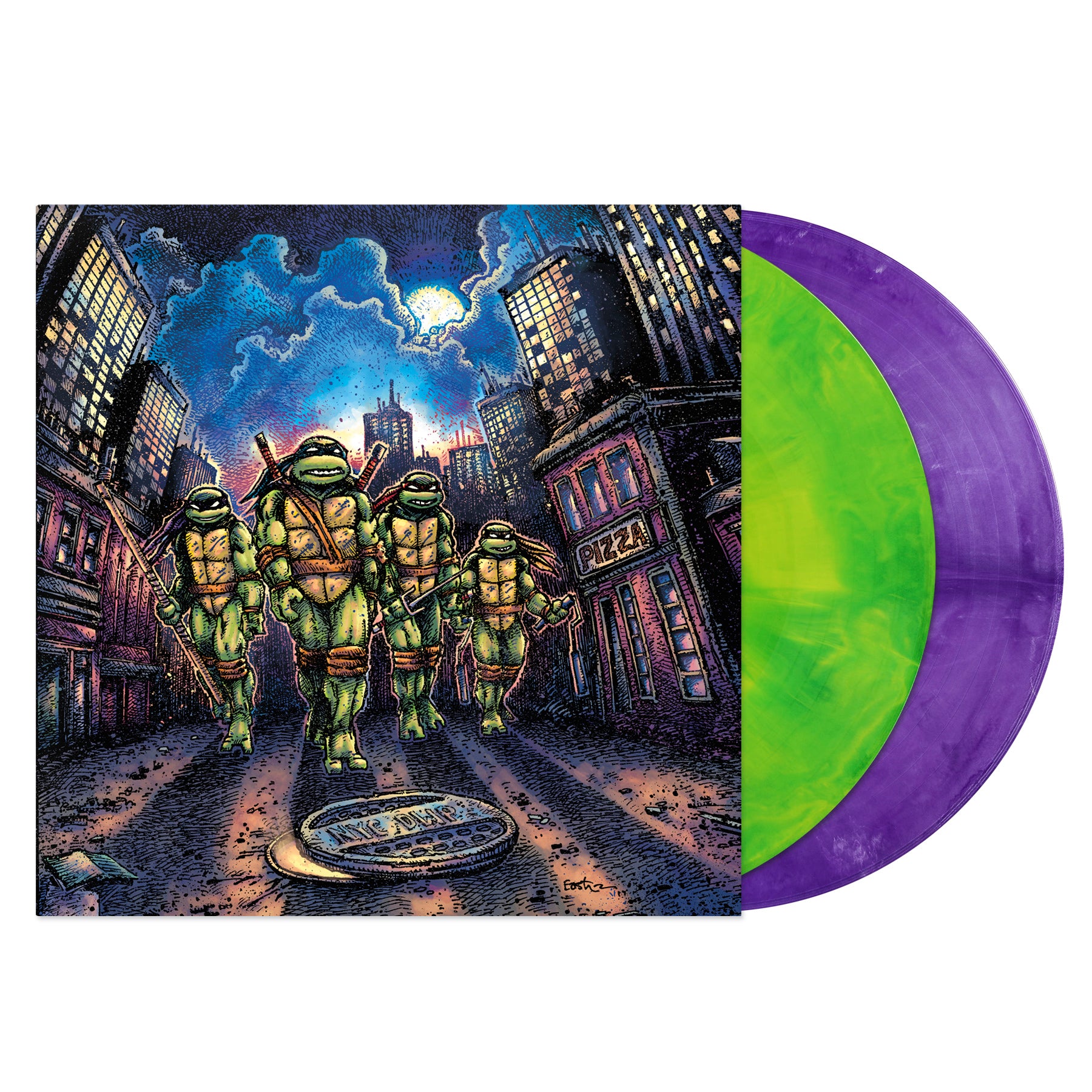 Waxwork Records Tortues Ninja 1990 vinyle score John Du Prez