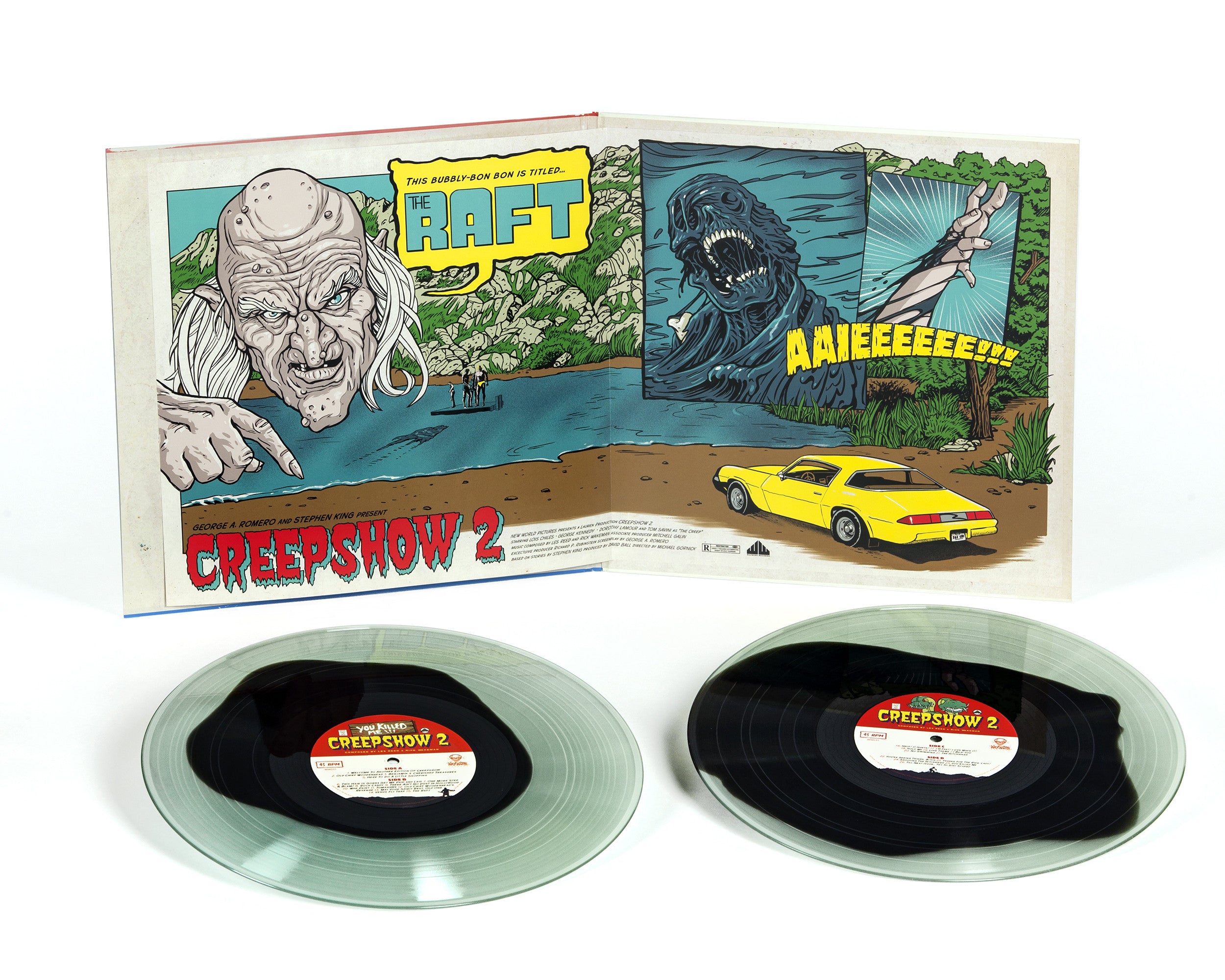 Waxwork Records Creepshow 2 vinyle The Raft double LP 180g