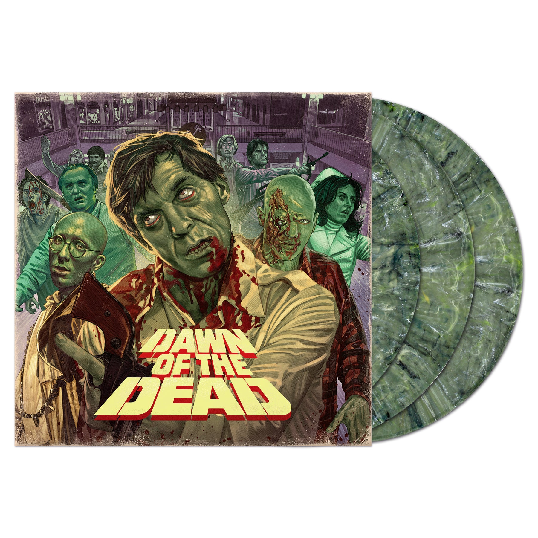 Waxwork Records Dawn of the Dead vinyle 3LP couleur BO