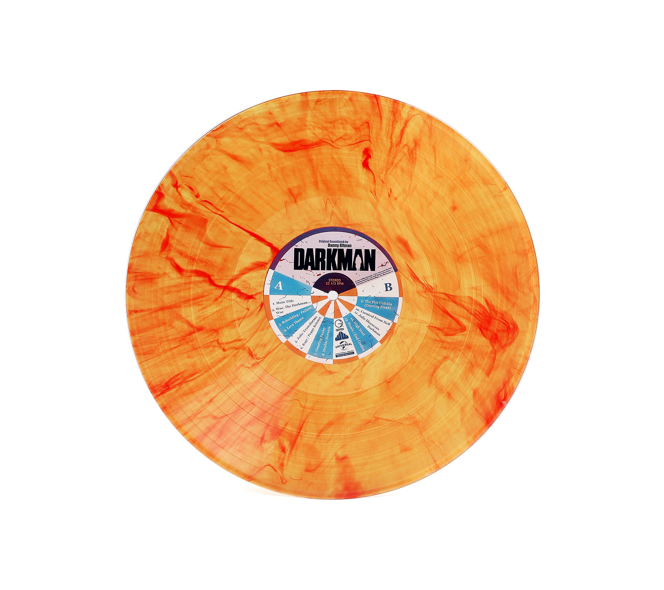 Waxwork Records Darkman vinyle 180g Fire Danny Elfman