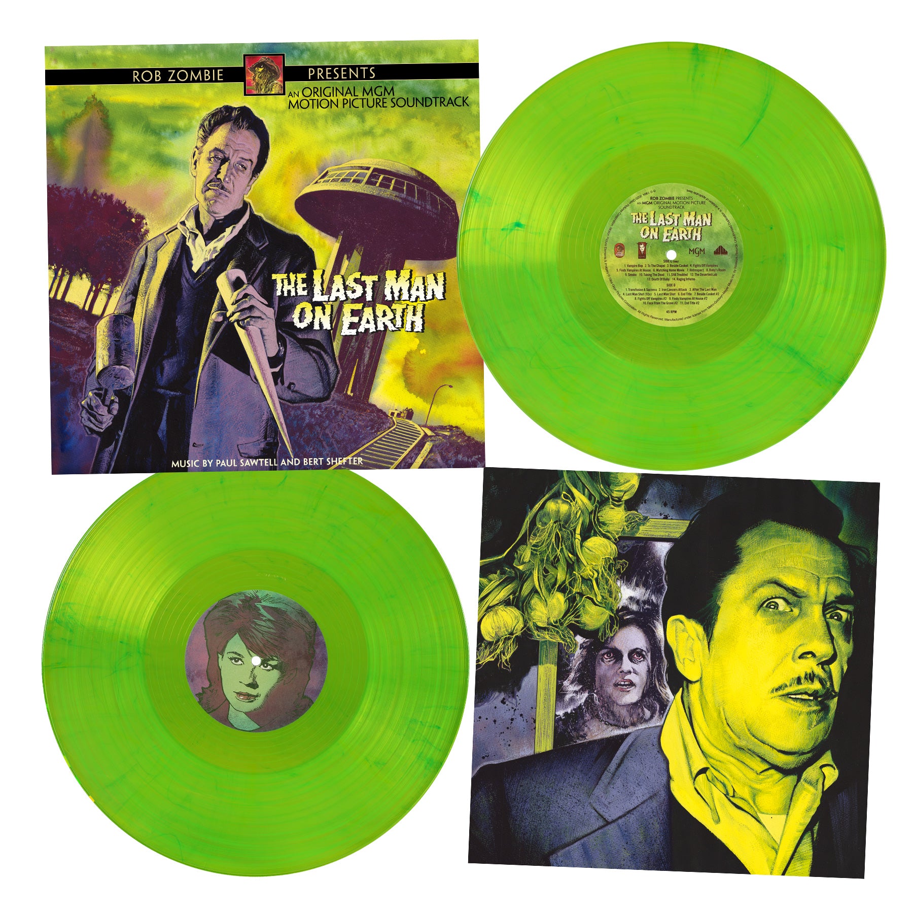Waxwork Rob Zombie Presents Last Man On Earth vinyle BO horreur