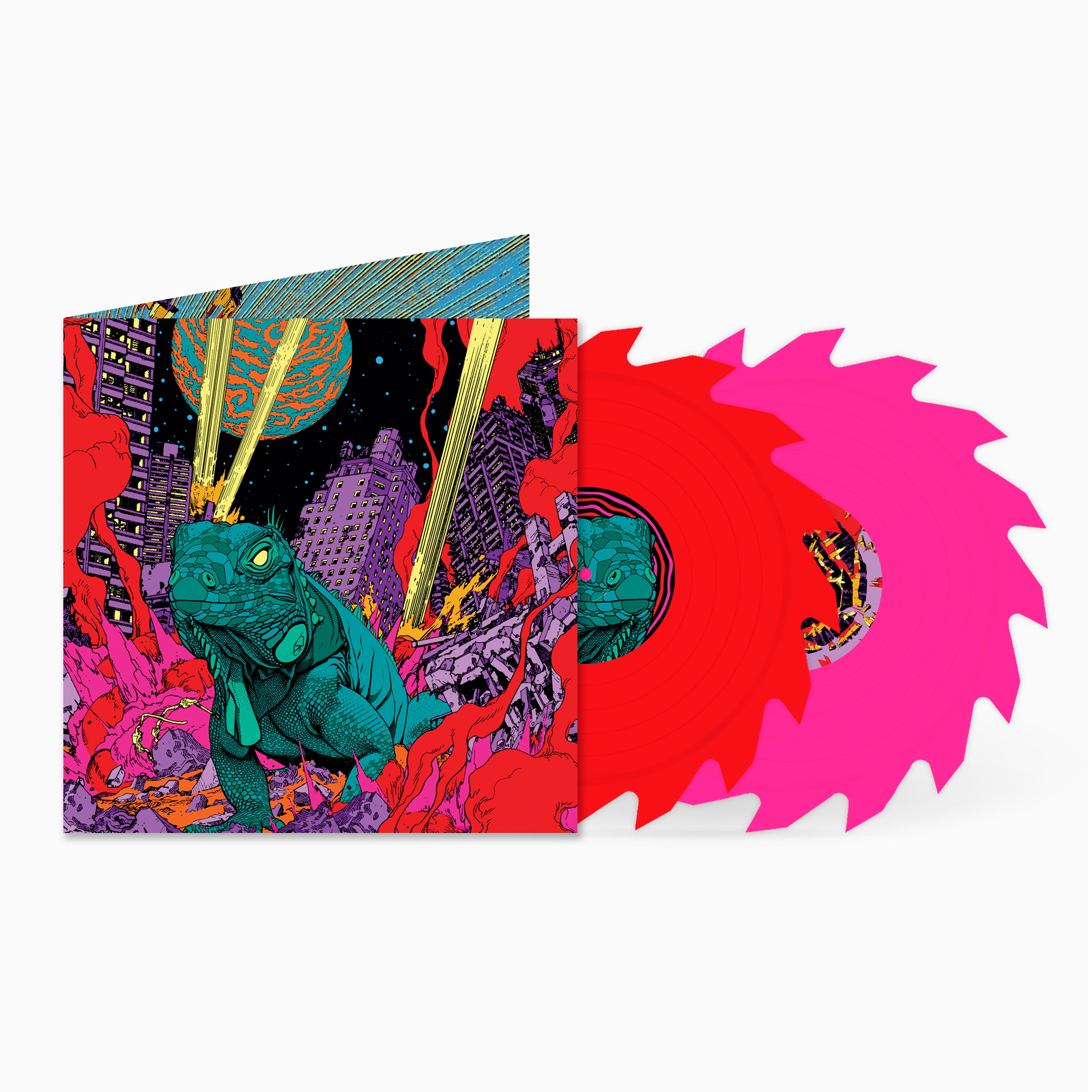 King Gizzard PetroDragonic Apocalypse Live vinyle 2LP buzzsaw