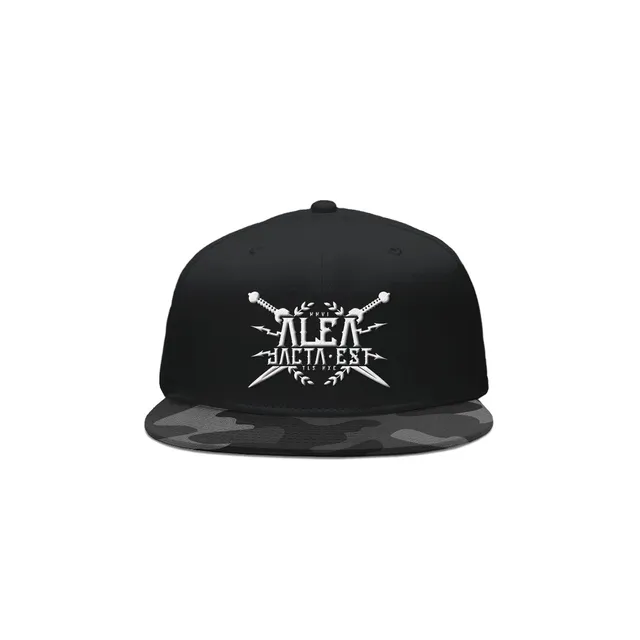 Alea Jacta Est casquette snapback noir camo