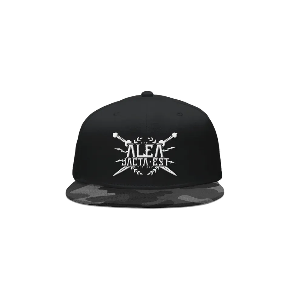 Alea Jacta Est casquette snapback noir camo