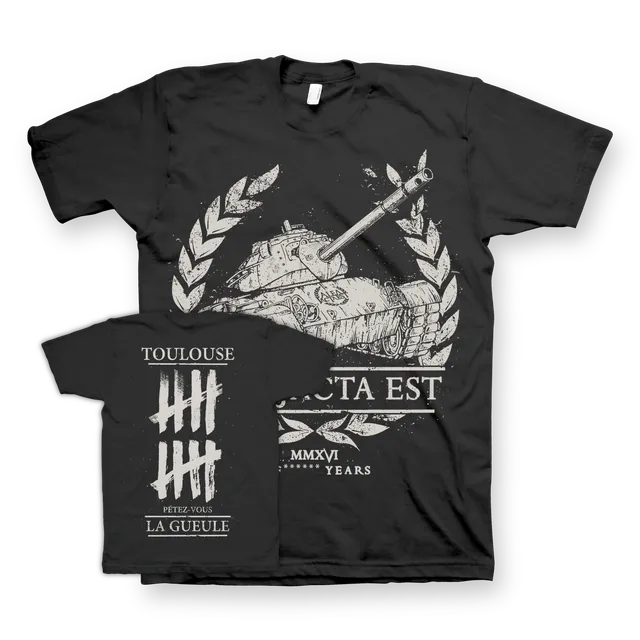 ALEA JACTA EST 10 Years t-shirt noir taille M