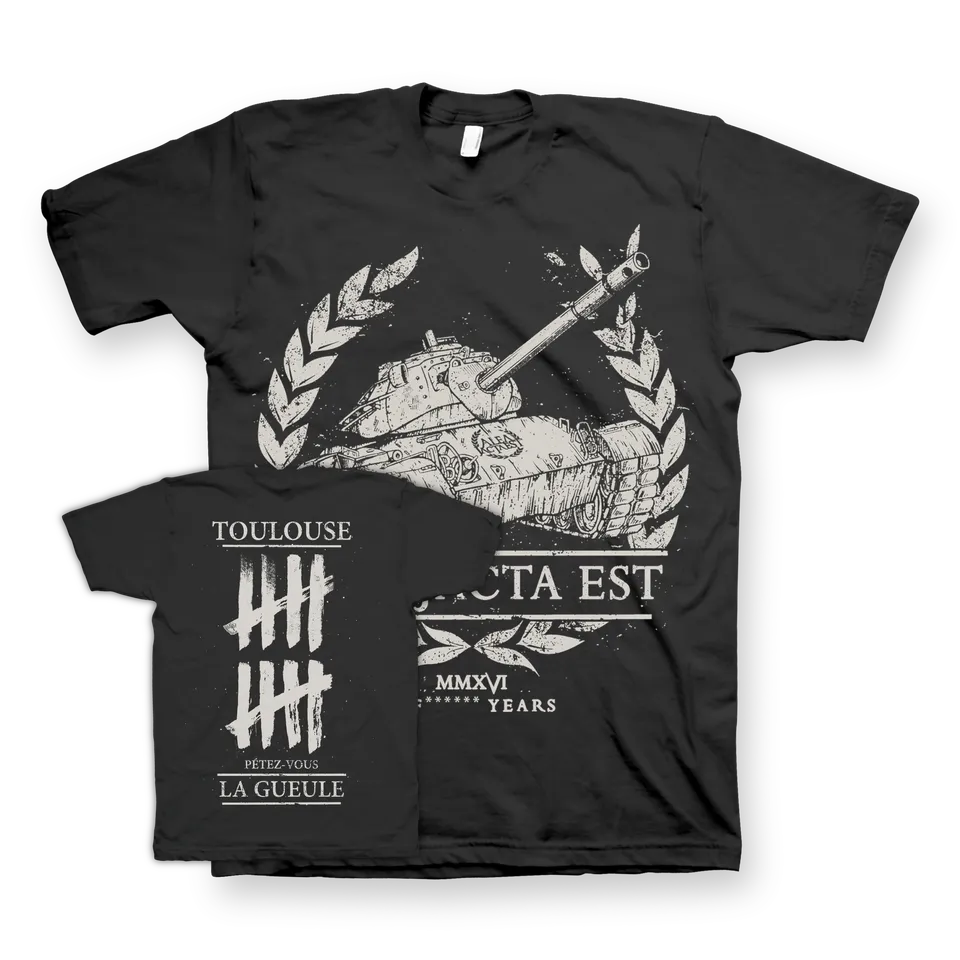 ALEA JACTA EST 10 Years t-shirt noir taille M