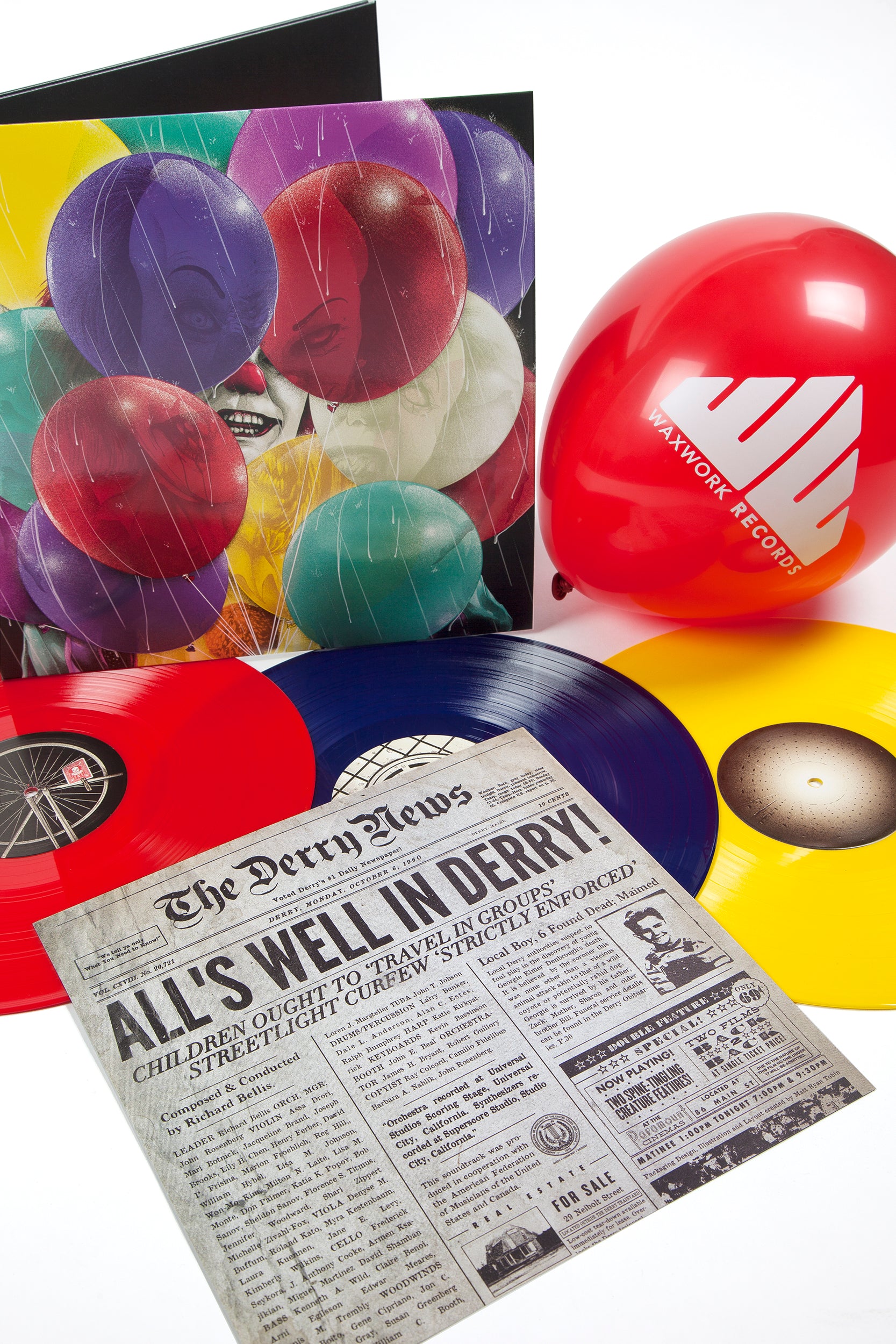 Waxwork Records IT vinyle triple LP ballon 180g