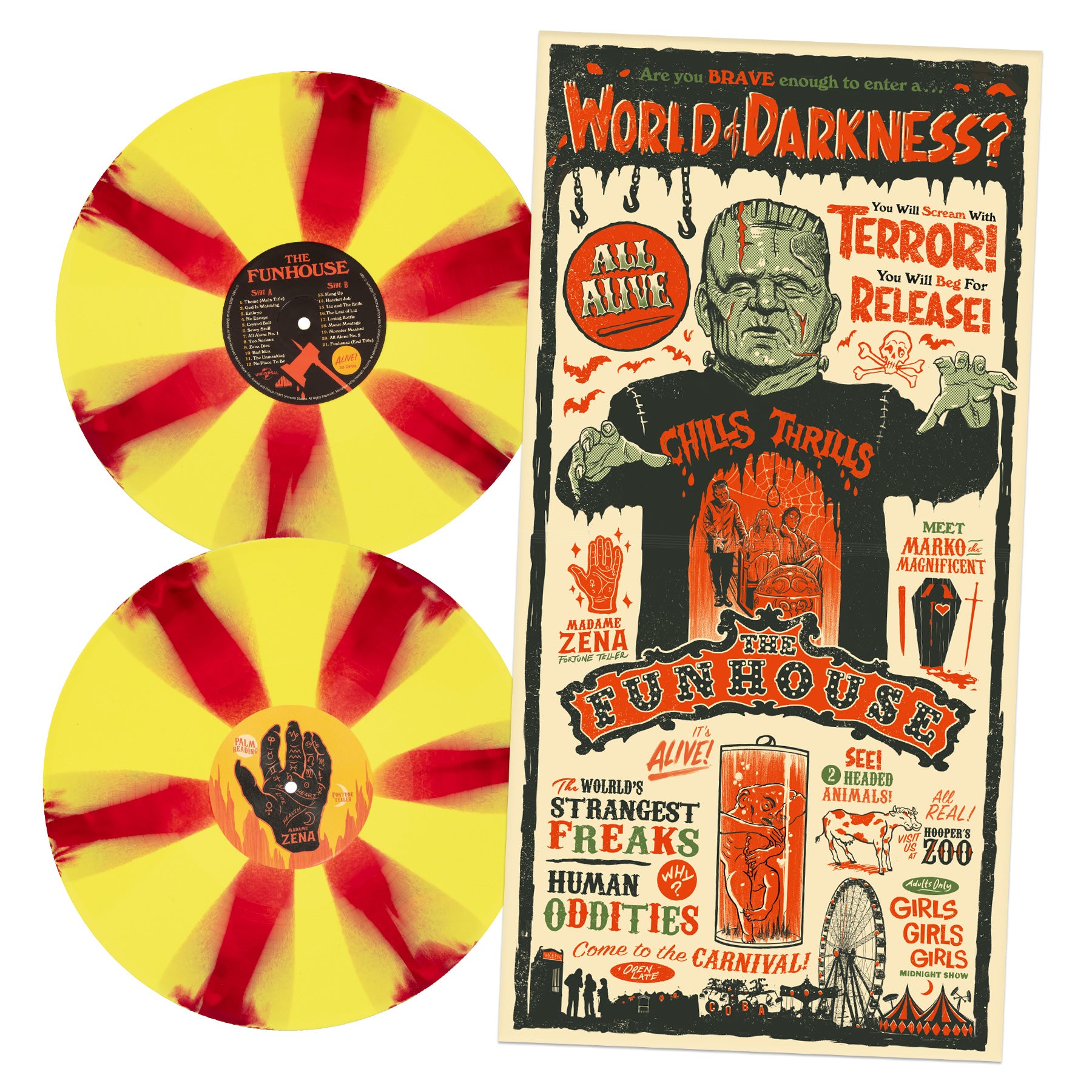 Waxwork Records The Funhouse vinyle double LP pinwheel
