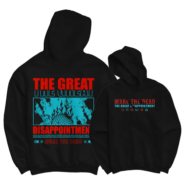 WAKE THE DEAD The Great Disappointment sweat capuche noir