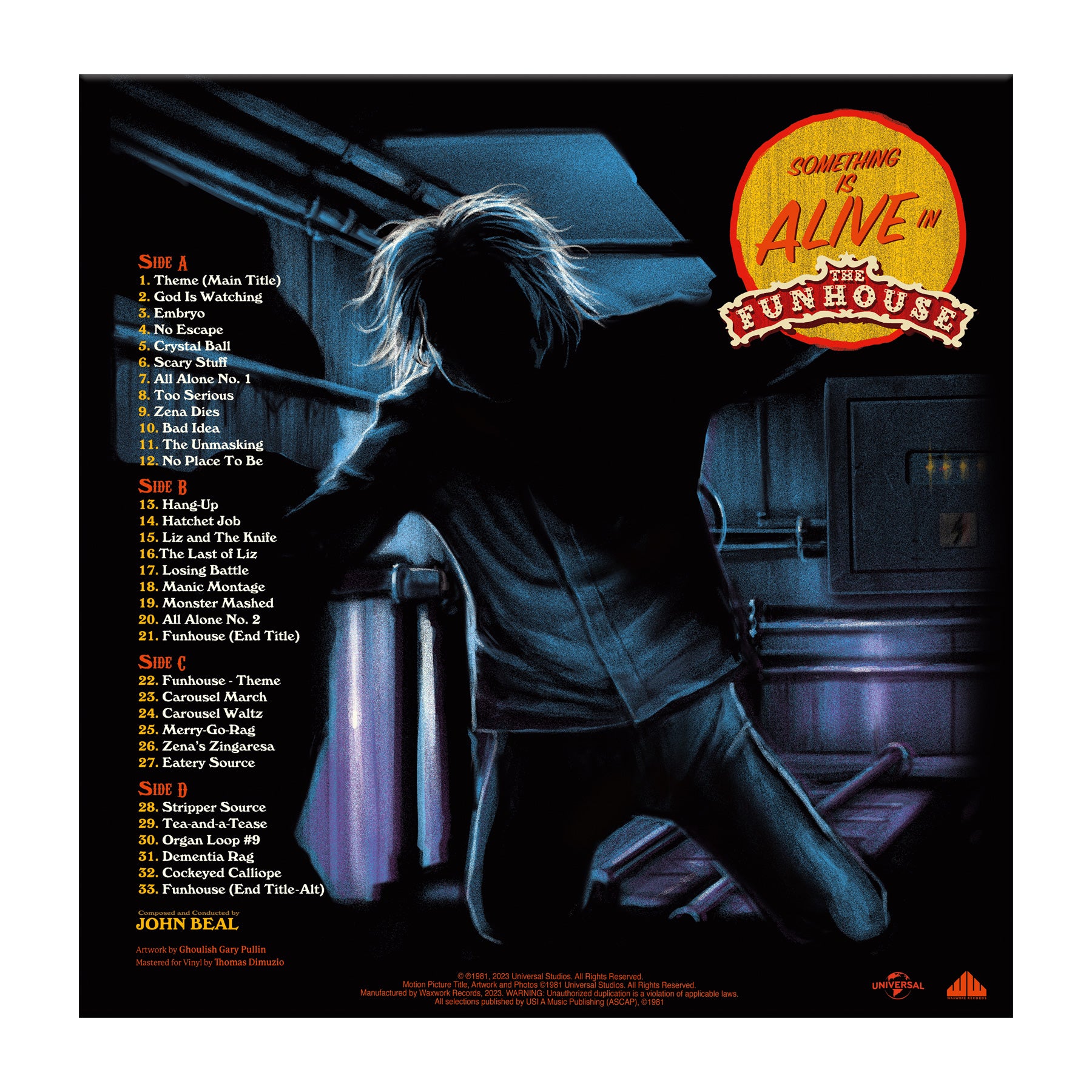 Waxwork Records The Funhouse vinyle double LP pinwheel