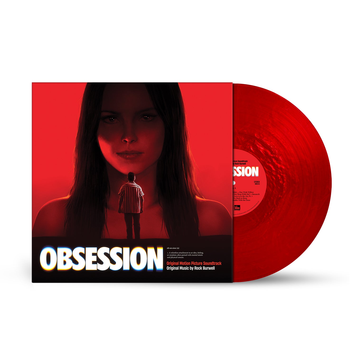 Waxwork Records Obsession vinyle rouge nacré bande originale