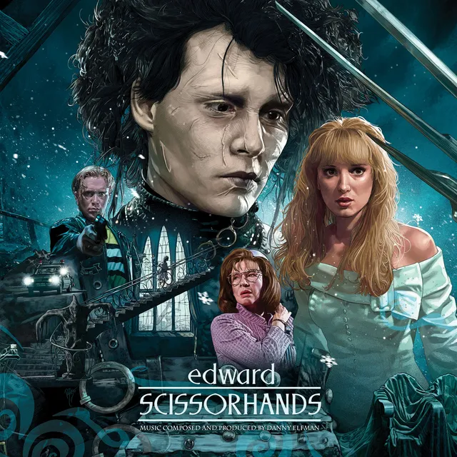 Waxwork Records Edward Scissorhands vinyle Snow Dance Elfman