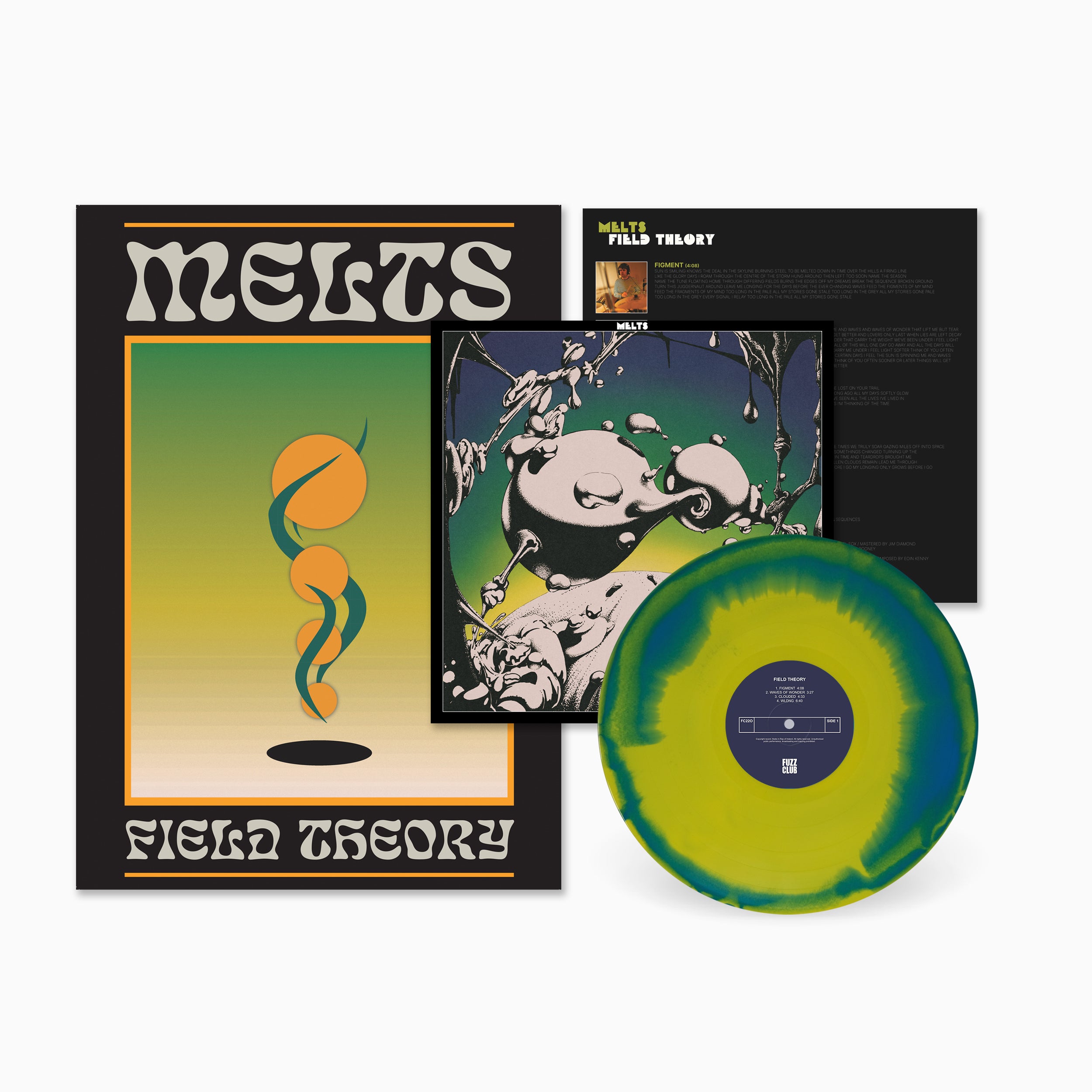 MELTS Field Theory vinyle vert transparent LP