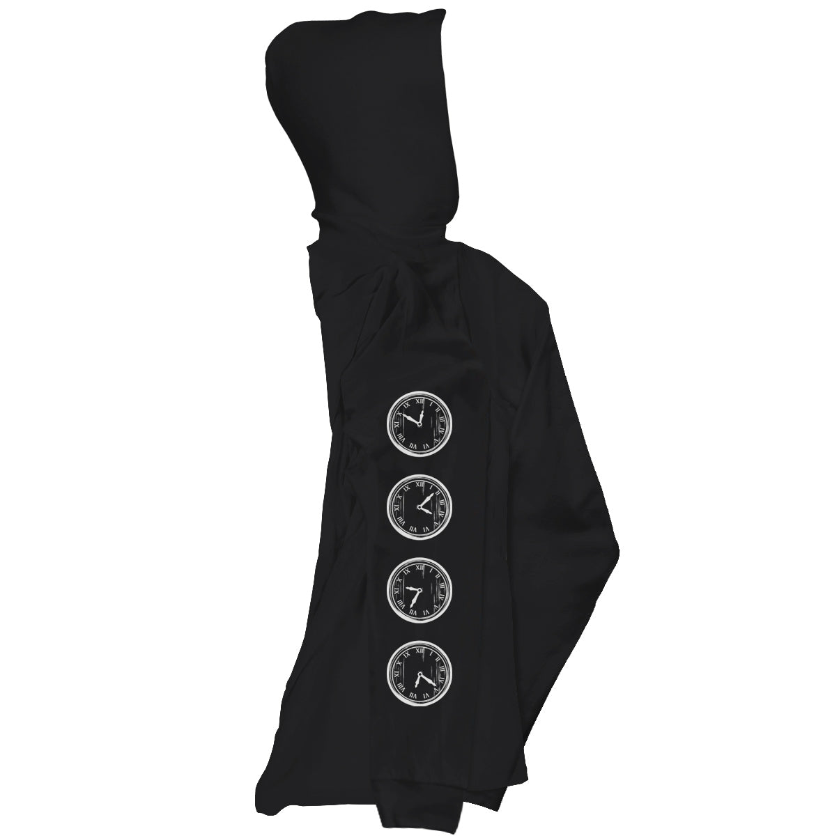 FORGIVE Trapped sweat à capuche noir coton bio
