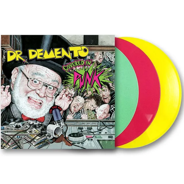 Demented Punk Dr. Demento Covered in Punk vinyle 3 LP couleur