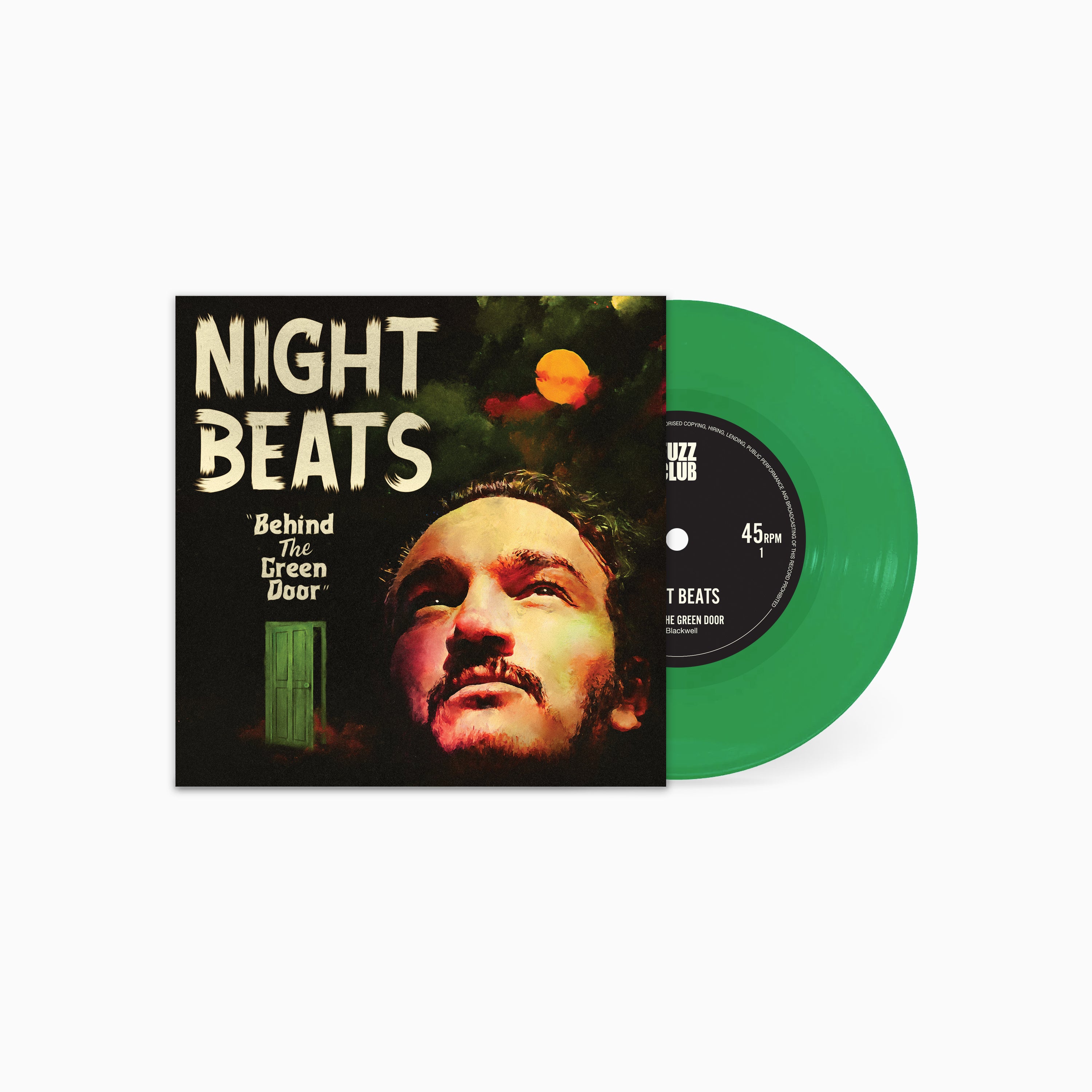 Fuzz Club Night Beats Behind The Green Door vinyle 7 vert limité